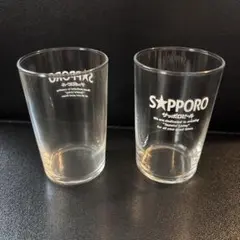 昭和レトロ　サッポロビールグラス12個セット②