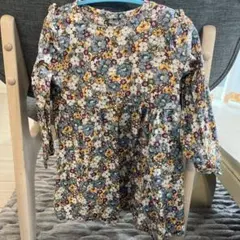 花柄 長袖ワンピース 100サイズ