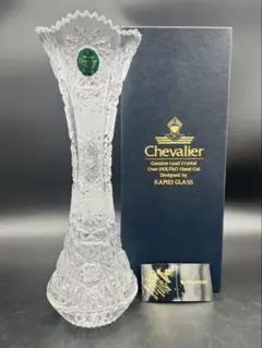 Chevalier ハンドカット　クリスタルフラワーベース特大花瓶 Chevalier ハンドカット クリスタルフラワーベース特大花瓶