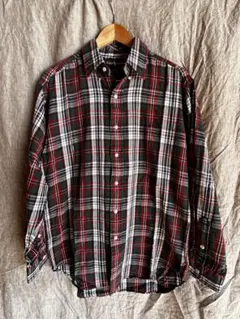 ラルフローレン 90s BLAKE チェックシャツ M インパクト21 赤緑