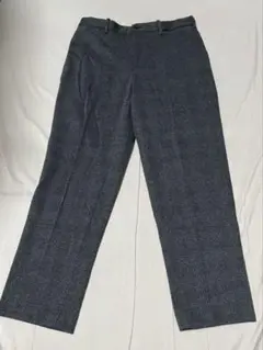 ユニクロ チェック柄スラックス グレー 【値引き可能】