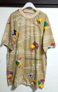 新品タグ付♡カステルバジャックルーニーチューンズ国旗プリントTシャツのサムネイル