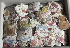 ぷっくりシール 遊園地モルチーズ 犬 キャラクター シール ステッカー