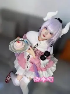 小林さんちのメイドラゴン カンナ コスプレ衣装セット yzk