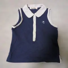 familiar 半袖シャツ 120 ネイビー