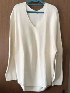 3D コットン VネックセーターXXL 日本製