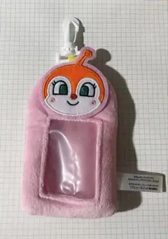 それいけ！アンパンマンふわふわアップリケパスケースVer.2　ドキンちゃん