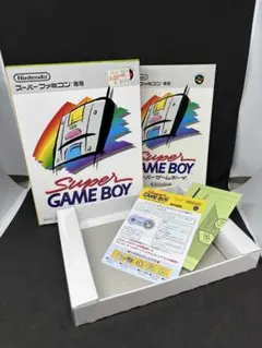 スーパーゲームボーイ　箱と説明書のみ