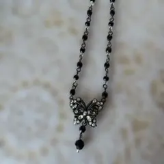 アナスイ　蝶々のネックレス　シック　難あり