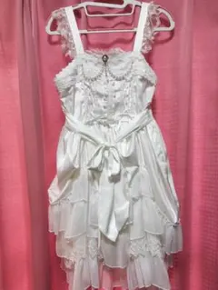 Angelic Pretty ノースリーブ ドット柄 アイボリー Angelic Pretty ノースリーブ ドット柄 アイボリー - メルカリ