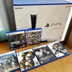 PlayStation5 CFI-2000A01 ソフト5本付き　使用頻度低美品