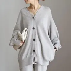 【美品】Deuxieme Classe grace カーディガン グレー フリー