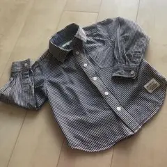 BEAMS ビームスミニ　可愛いチェックシャツ