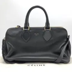 【良品！✨】セリーヌ CELINE ミニボストン ハンドバッグ トリオ ブラック 2025年最新】セリーヌ ミニボストンバッグの人気アイテム - メルカリ