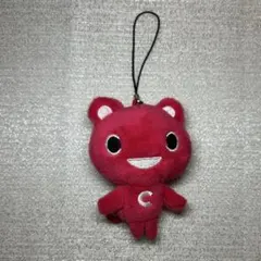 こーすけ コープ co-op しっぽがかわいい ぬいぐるみキーホルダー 赤 くま