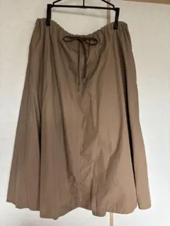 le glazik フレアギャザースカート