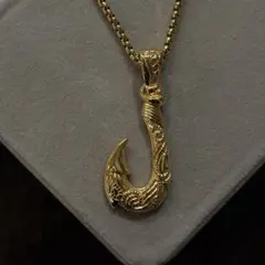 新品‼️ハワイアンジュエリー　ネックレス　フィッシュフック　ステンレス　ハワジュ