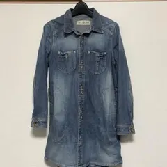 ロング丈 デニムジャケット ／ デニムワンピ