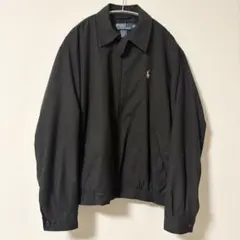 ポロ　ラルフローレン　スウィングトップ　S ポニー 90S 黒色　ブルゾン　美品