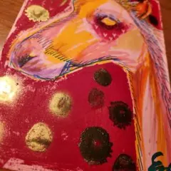 馬 イラスト アート作品