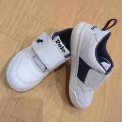 Polo ホワイト スニーカー USA 17cm