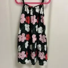 UNIQLOアンディ・ウォーホルコラボ 花柄のキャミソール 원피스 130㎝