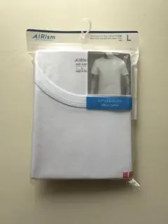 AIRism コットン Tシャツ Lサイズ　ホワイト