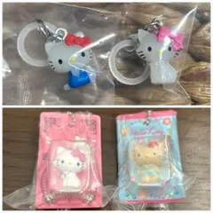 ハローキティー　パッケージミニチュアコレクション　めじるしアクセサリー　各2種