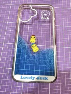 iPhone16プラス用 iPhoneケース アヒル