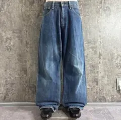 LEVI’S〈504 ワイドデニムパンツ ジーンズ 98年 W32 日本製〉