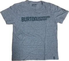 BURTON バートン 半袖Tシャツ M 杢グレー ロゴ スノーボードのサムネイル