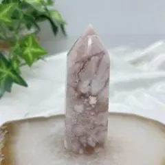 値下げ　高品質　ピンクアメジスト　桜瑪瑙 BIGタワー　ジオード　ポイント ピンクアメジスト【桜瑪瑙】ピンクフラワーアゲート◇フリー