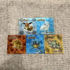 韓国限定　レア　ポケモン ステッカーセット 5枚