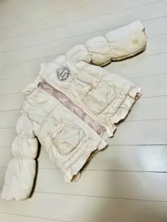 ブランシェス　白ダウンコート90cm 1300円