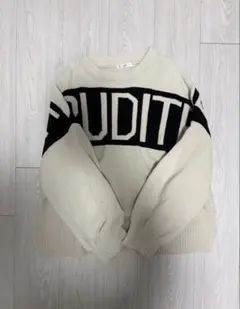 ROMEO ERUDITE ロゴ入りニットセーター