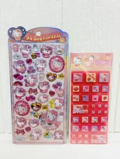 新品未開封　正規品　キティちゃん　うるちゅるポップシール　タイルシール