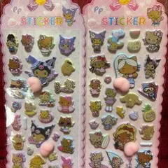 キャラクター立体シール2枚セット