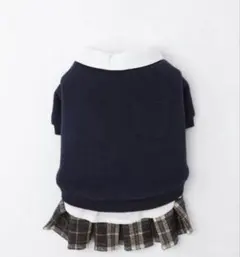 （試着のみ）moncheri犬服 スクールガール風　Mサイズ
