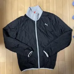 PUMA キルティングジャケット ブラック