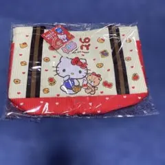 ハローキティ コーデュロイ 保温保冷巾着トートバッグ