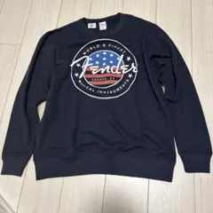 【新品】Fender フェンダー printstar ロゴ スウェット ネイビー