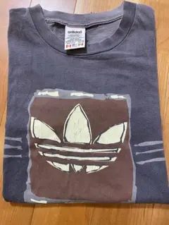 adidas Tシャツ プリント 国旗タグ USA製 80s 90s