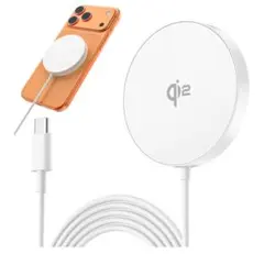 ワイヤレス充電器 Qi2公式認証 高速充電 MagSafe充電器 15W超高効率