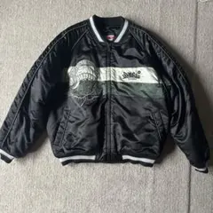00年代 Y2K SOUTHPOLE スタジャン 黒 緑 XLのサムネイル