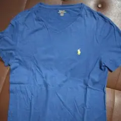 Polo Ralph Lauren ネイビー Vネック Tシャツ
