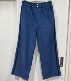 ポンポネットジュニア　パンツ　裏起毛　150 デニム　長ズボン　イージーパンツ