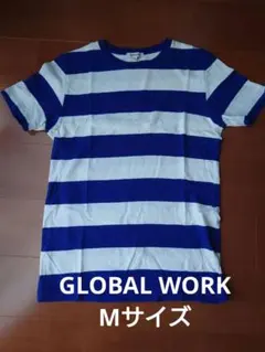 GLOBAL WORK ボーダー半袖Tシャツ Mサイズ