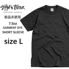 【シャカウェア】新品未使用 7.5oz ガーメントダイ Tシャツ ブラック L