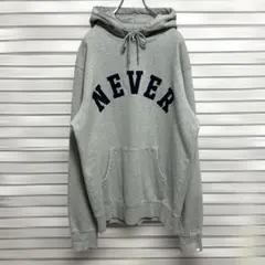 thisisneverthat☆プルオーバーパーカー センターロゴ グレー Ｌのサムネイル