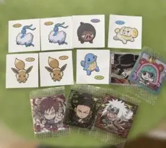 ポケモンパン　デコキャラシール　7枚 ナルト　ワンピースのサムネイル